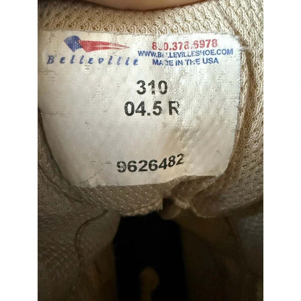 BELLEVILLE - Men's Military Made in‎ USA Leather Combat Boots - Size 4.5R